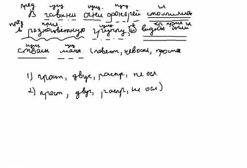 Вдали темно и рощи строги. подчеркните подлежащее сказуемое