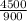 \frac{4500}{900}