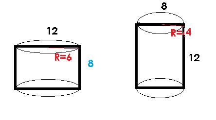 Требуется полное решение ! 99 ! осевым сечением цилиндра является прямоугольник со сторонами 12 и 8с