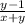 \frac{y-1}{x+y}