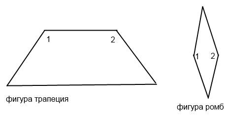 Начертите четырёхугольник,у которого является тупыми . а)два соседних угла. б)два противоположных.