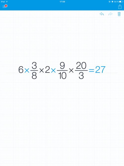 Выполните умножение 6(целых)3/8*2 9/10*20/3