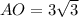 AO=3\sqrt3