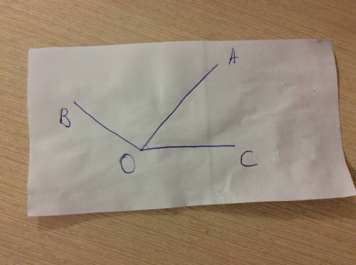 Начерти в тетради острый угол и обозначь его аос проведи луч ов так что бы получился тупой угол вос