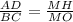 \frac{AD}{BC}=\frac{MH}{MO}