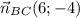 \vec n_{BC}(6;-4)