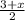 \frac{3+x}{2}