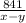 \frac{841}{x-y}