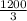 \frac{1200}{3}