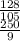 \frac{128}{105} \\ \frac{250}{9}