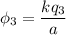 \phi_{3} = \dfrac{kq_{3} }{a}