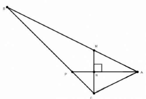 Решить : отрезок ар - биссектриса треугольника авс. на стороне ав этого треугольника взята точка м т