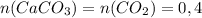 n(CaCO_3)=n(CO_2)=0,4