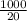 \frac{1000}{20}