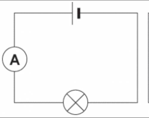 8. нарисуйте схему подключения амперметра в цепь с источником тока и лампочкой. 9. изменяется ли в р