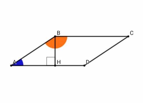 Впараллелограмме abcd высота bh в два раза меньше стороны cd.найдите градусную меру угла abc полное