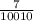 \frac{7}{10010}