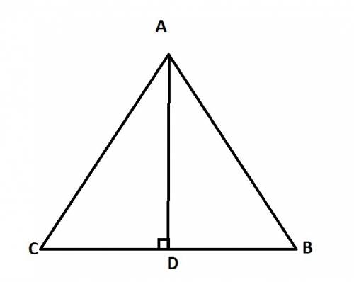 Вравнобедренном треугольнике один из углов равен 120 градусов, а боковая сторона 16 см. найдите высо