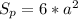 S_{p}=6*a^{2}