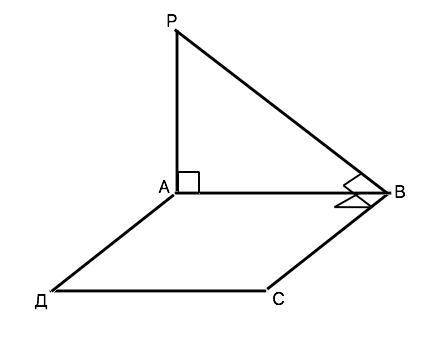 Много ра – перпендикуляр до площини паралелограма авсд. визначте вид паралелограма, якщо рв перпенди