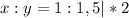 x:y=1:1,5|*2