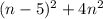 (n-5)^2+4n^2