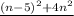 \frac{(n-5)^2+4n^2}