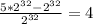 \frac{5* 2^{32}- 2^{32} }{ 2^{32} } =4