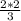 \frac{2*2}{3}