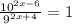 \frac{10^{2x-6} }{9^{2x+4}} =1