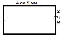 Как начертить прямоугольник общей площадью 9 кв см