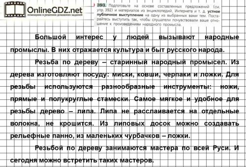 Подгототовте на основе составленых предложений и материалов из энциклопедий устное публичное выступл