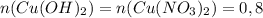 n(Cu(OH)_2)=n(Cu(NO_3)_2)=0,8