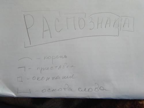 Как разобрать слово распознала по составу