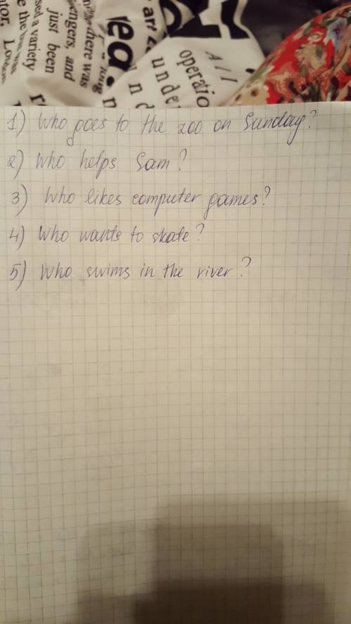 Переспросите. начните вопрос со слова who. (§ 18) — kate lives in london. — who lives in london? 1.