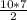 \frac{10*7}{2}