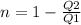 n=1- \frac{Q2}{Q1}