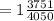 =1\frac{3751}{4050}