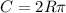 C=2R\pi