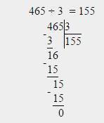 Деление в столбик с остатком 327: 2 465: 3 365: 3