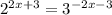 2^{2x+3} = 3^{-2x-3}