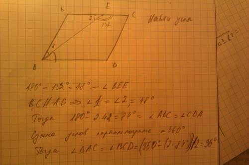 Abcd – параллелограмм. ае – биссектриса угла bad.