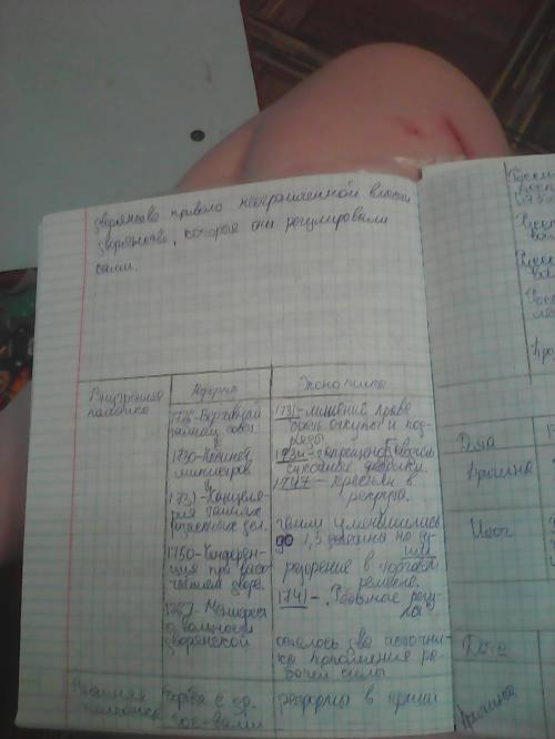 России 7 класс (данилов,косулина) параграф 22. нужна таблица внутренней политики.