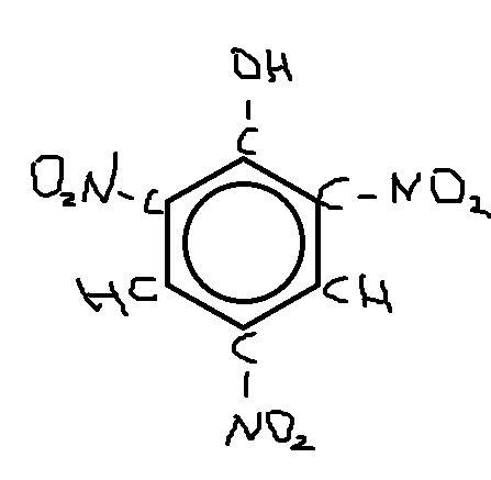 2,4,6 тринитрофенол структурная формула