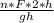 \frac{n*F*2*h}{gh}