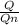 \frac{Q}{Qn}