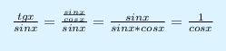Не могу решить. 1. выражение: tgx разделить на sinx