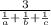 \frac{3}{ \frac{1}{a} + \frac{1}{b} + \frac{1}{c} }