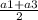 \frac{a1+a3}{2}