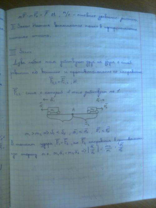 Инерциальная система отсчета. первый закон ньютона. взаимодействие тел. второй за-кон ньютона. трети